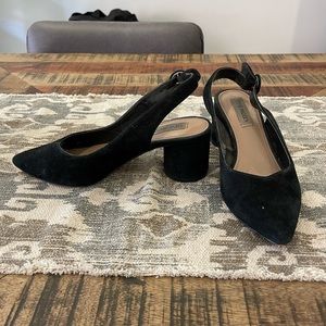 Suede block heels by Steve Madden - size 6
